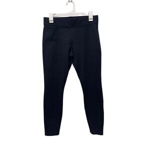 American Giant Women's Ponte Slim pants pull-on pants super black size 8